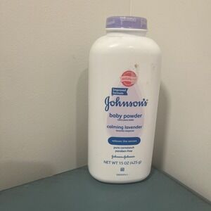 Johnson's Powder 15 Oz Bottle Lavender Cornstarch New Sealed Discontinued